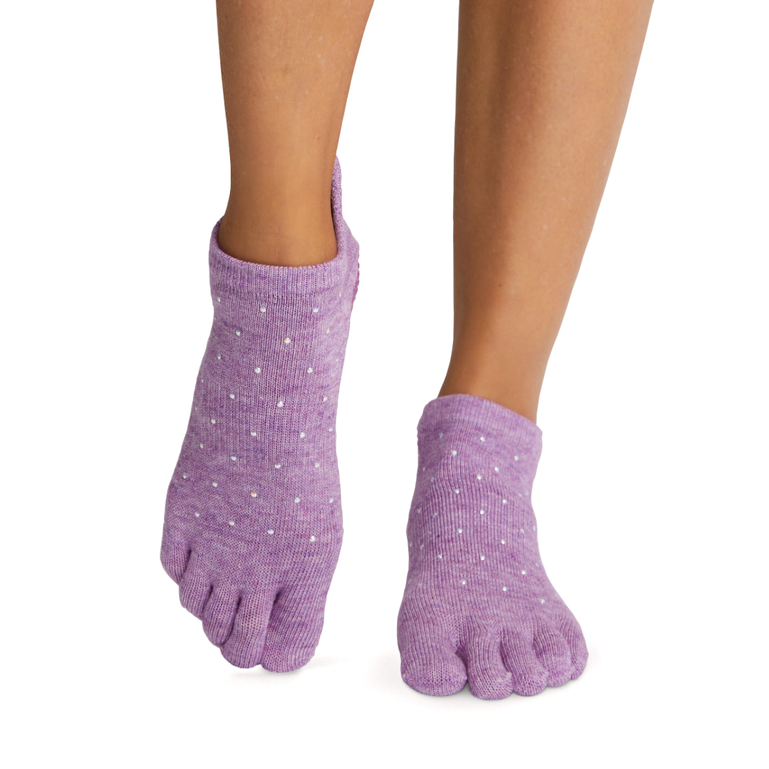 ToeSox Grip F/T Low Rise Violet Twinkle